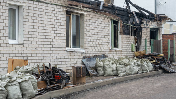 Professional Smoke Damage Removal technician working in Pasadena, TX